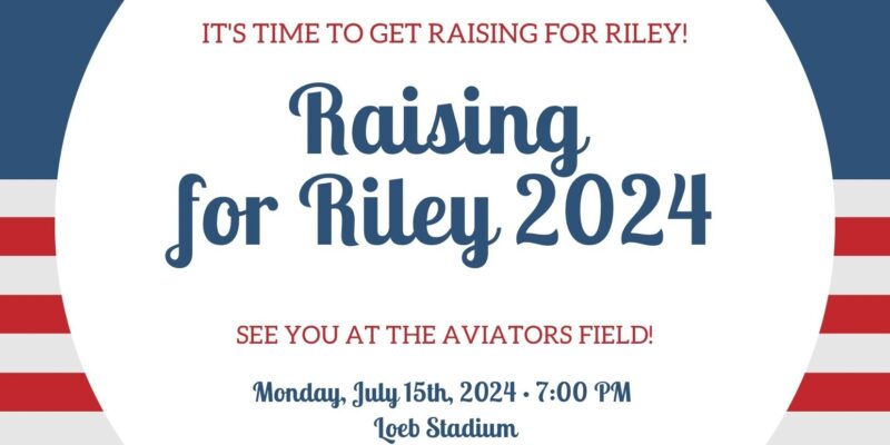 Raising for Riley 2024 flyer logo